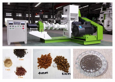 Floating Type Fish Feed Processing Machine , Dog Food Extrusion Machine